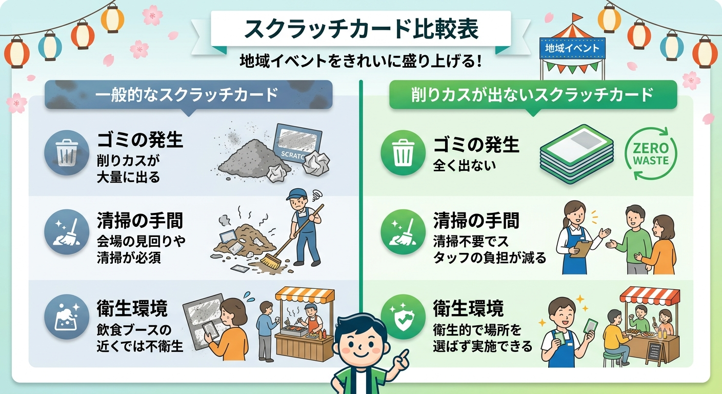 スクラッチカードの比較表